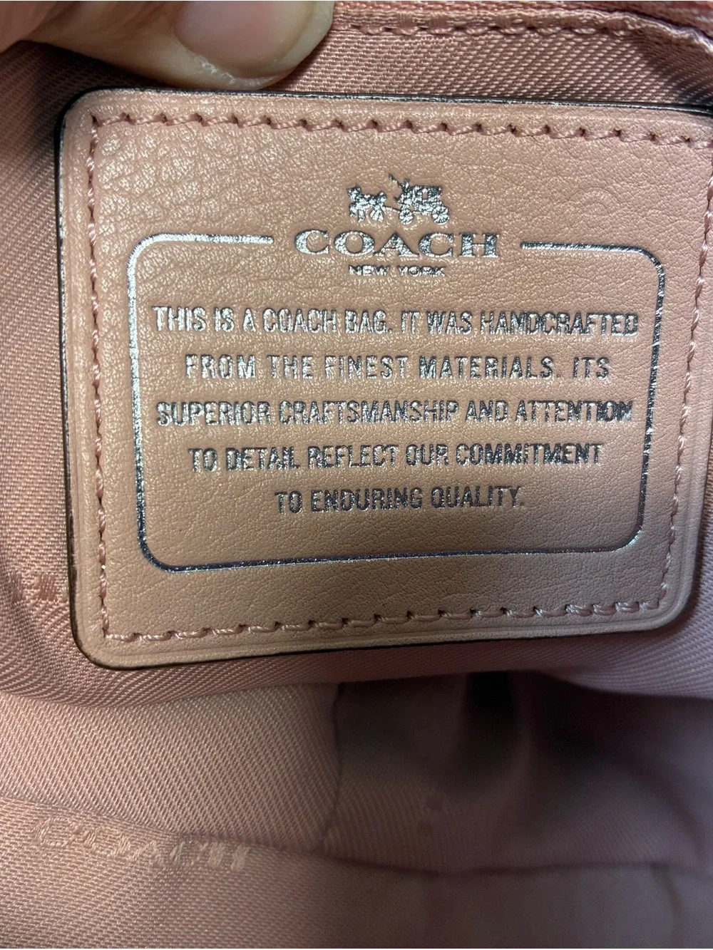 Coach satchel soft